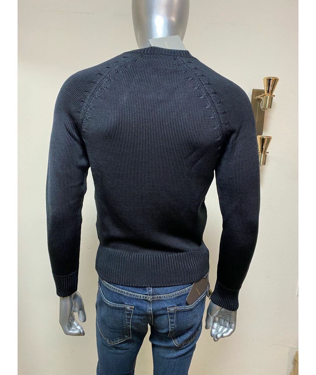 TOM FORD Черный шелковый джемпер / свитер, фото 2