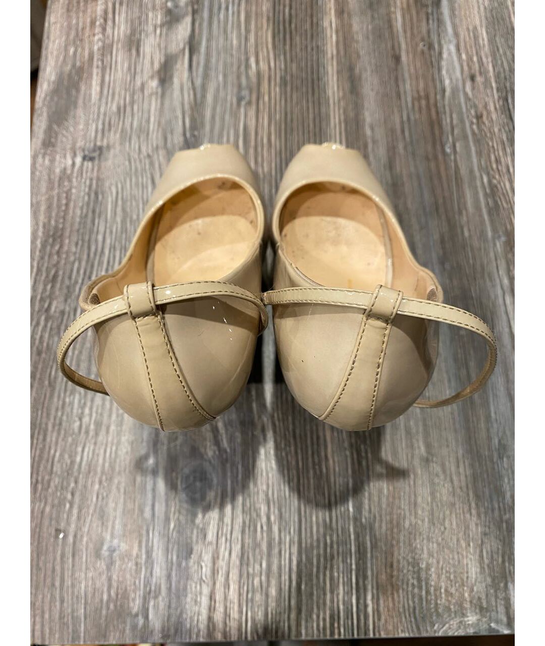 GIUSEPPE ZANOTTI DESIGN Бежевые босоножки из лакированной кожи, фото 3