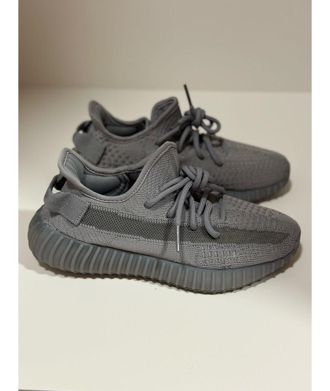 ADIDAS YEEZY Серые текстильные кроссовки, фото 8