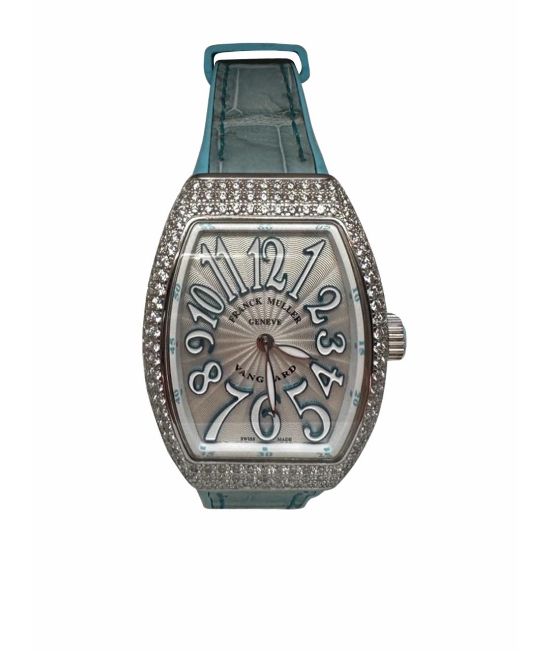 FRANCK MULLER Голубые часы из экзотической кожи, фото 1