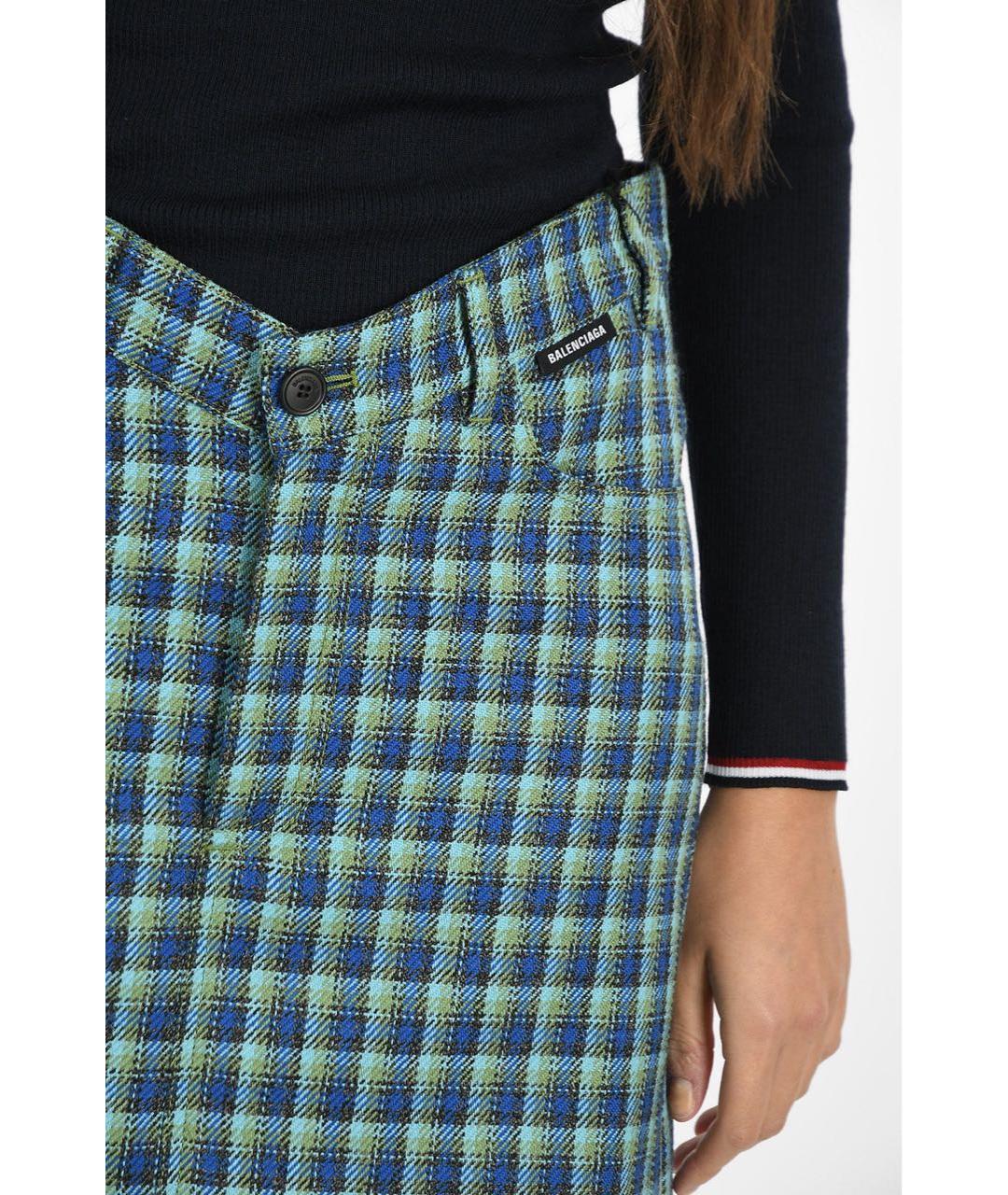 BALENCIAGA Мульти юбка мини, фото 2