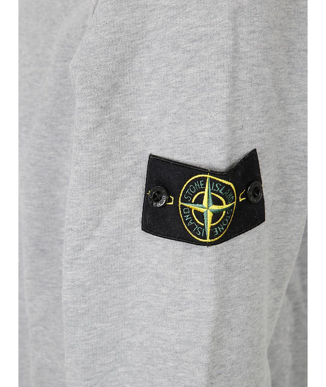 STONE ISLAND Серый джемпер / свитер, фото 2