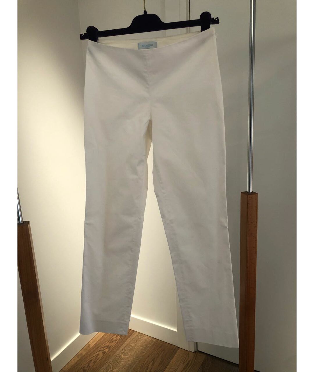 EMILIO PUCCI Белые хлопковые брюки узкие, фото 7