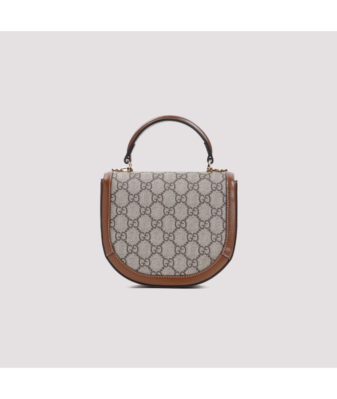 GUCCI Бежевая сумка с короткими ручками, фото 2