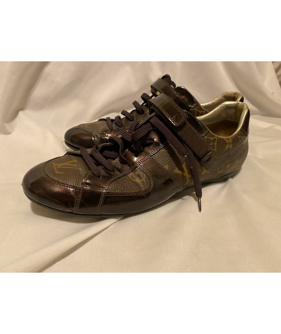 LOUIS VUITTON PRE-OWNED Коричневые кожаные ботинки, фото 8