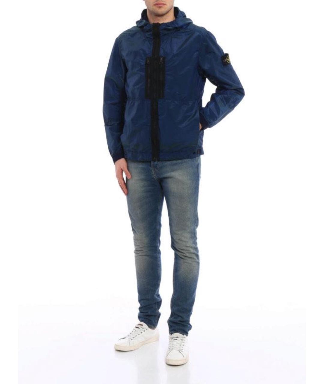 STONE ISLAND Синяя куртка, фото 6