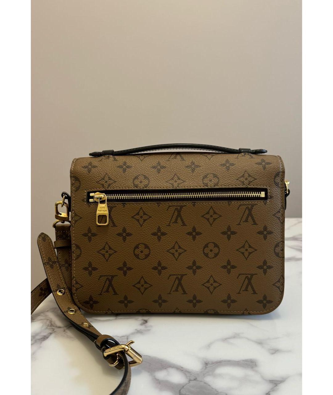 LOUIS VUITTON Коричневая сумка через плечо, фото 3