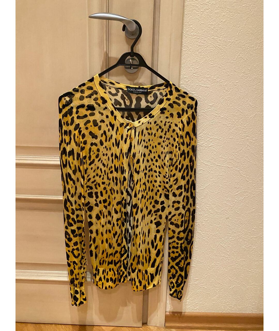 DOLCE&GABBANA Желтый кардиган, фото 5