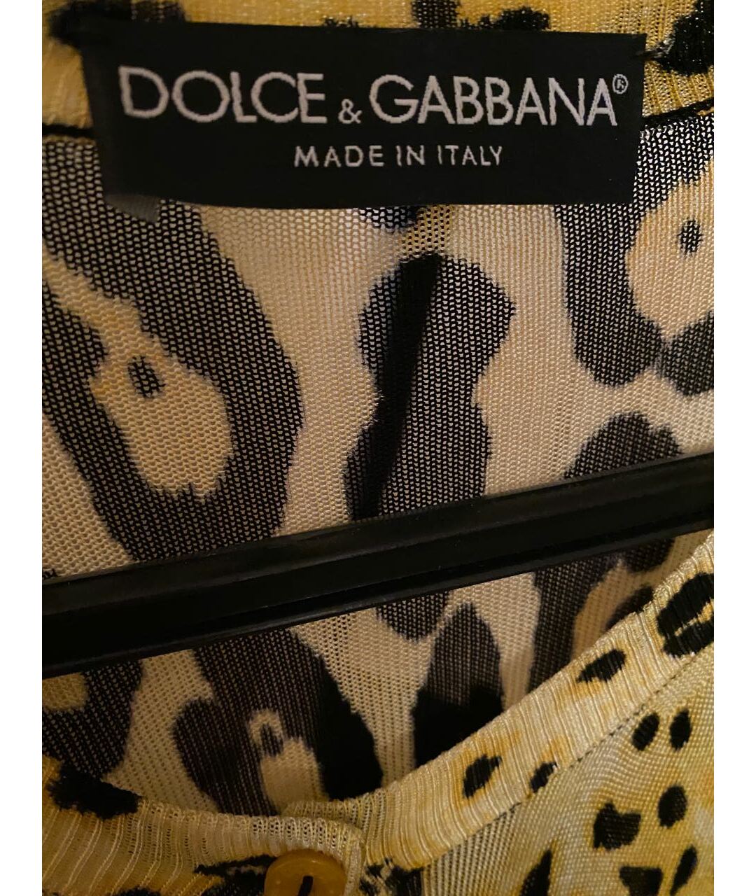 DOLCE&GABBANA Желтый кардиган, фото 4