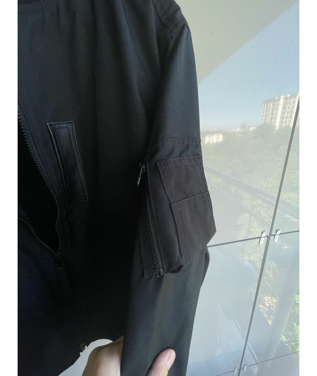 WHITE MOUNTAINEERING Черная хлопковая куртка, фото 5