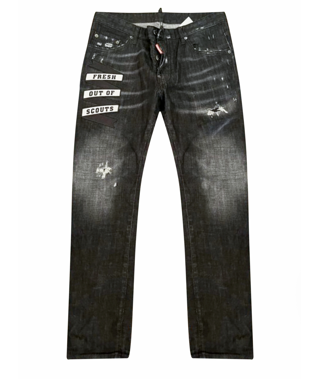 DSQUARED2 Черные хлопковые джинсы, фото 1