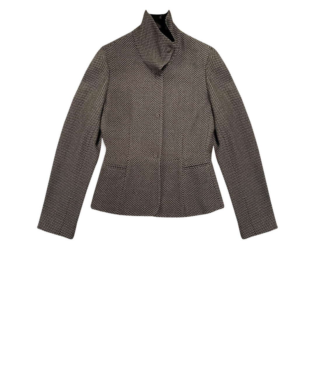 ARMANI COLLEZIONI Коричневый шерстяной жакет/пиджак, фото 1