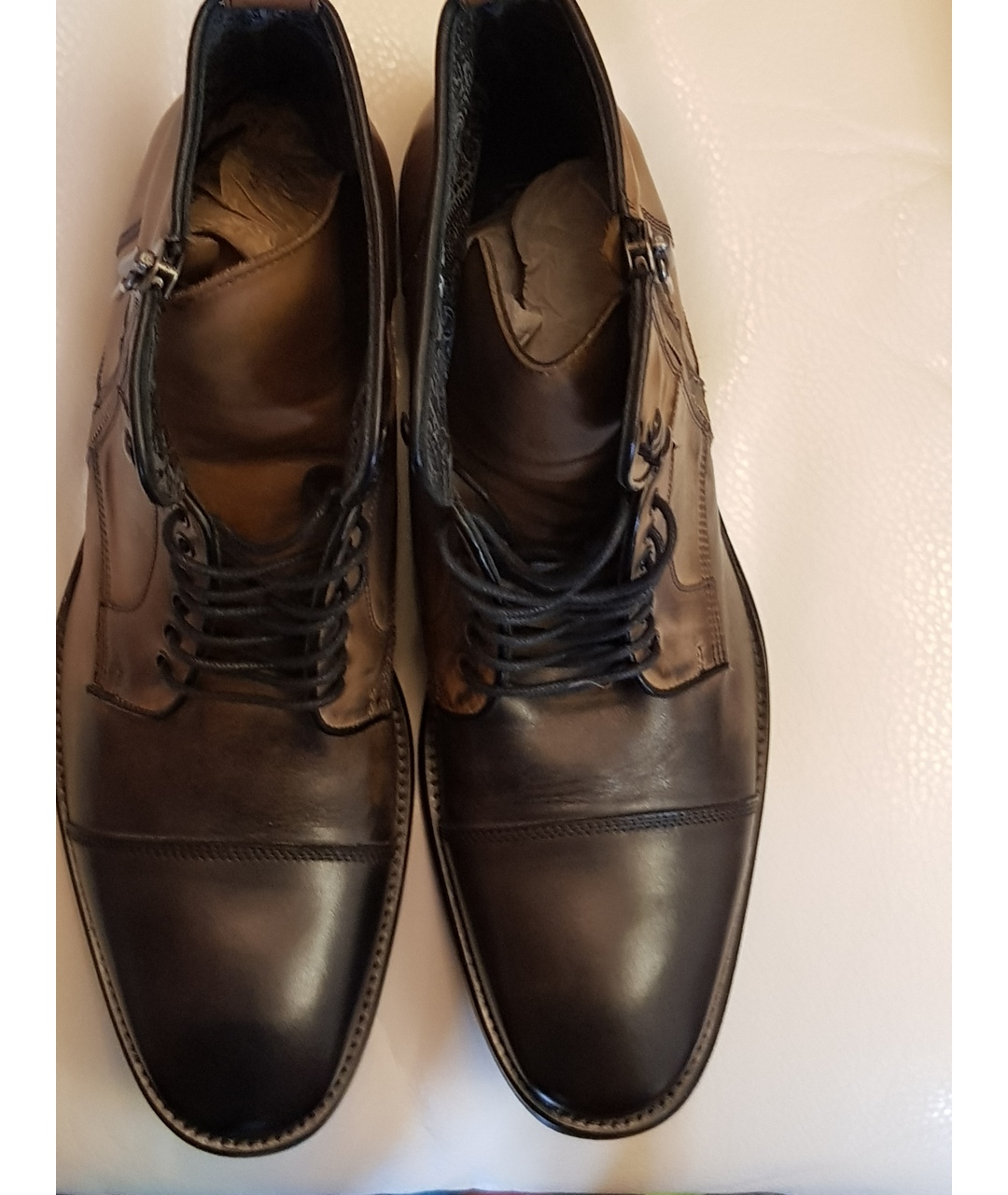JOHN VARVATOS Мульти кожаные высокие ботинки, фото 2