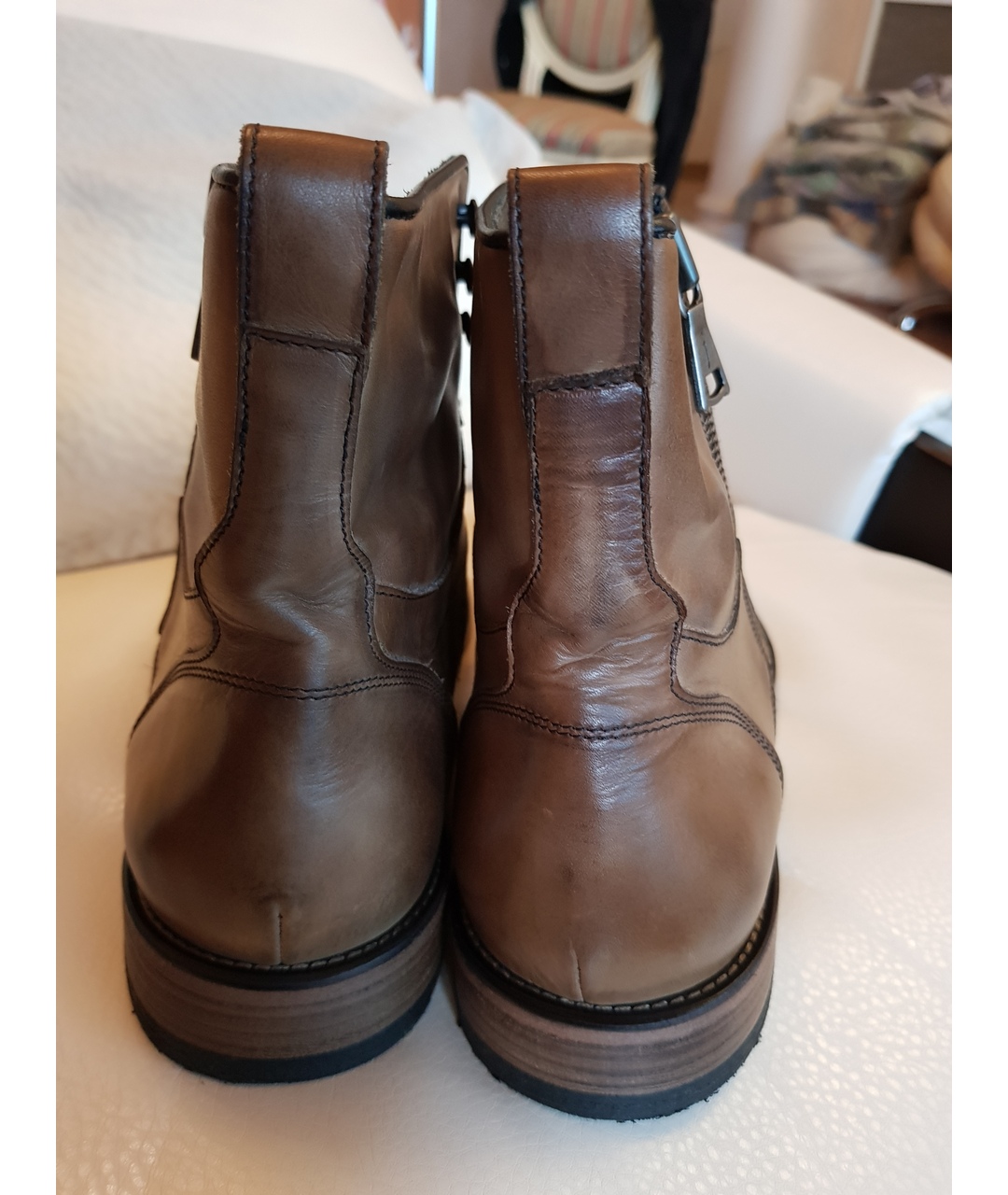 JOHN VARVATOS Мульти кожаные высокие ботинки, фото 4