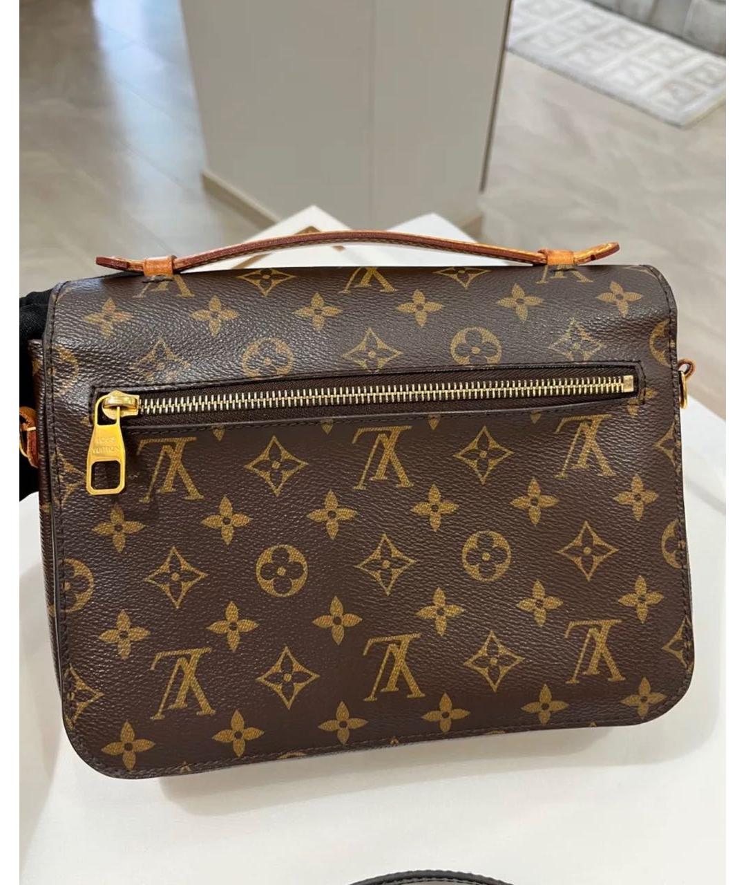 LOUIS VUITTON Коричневая сумка через плечо, фото 4