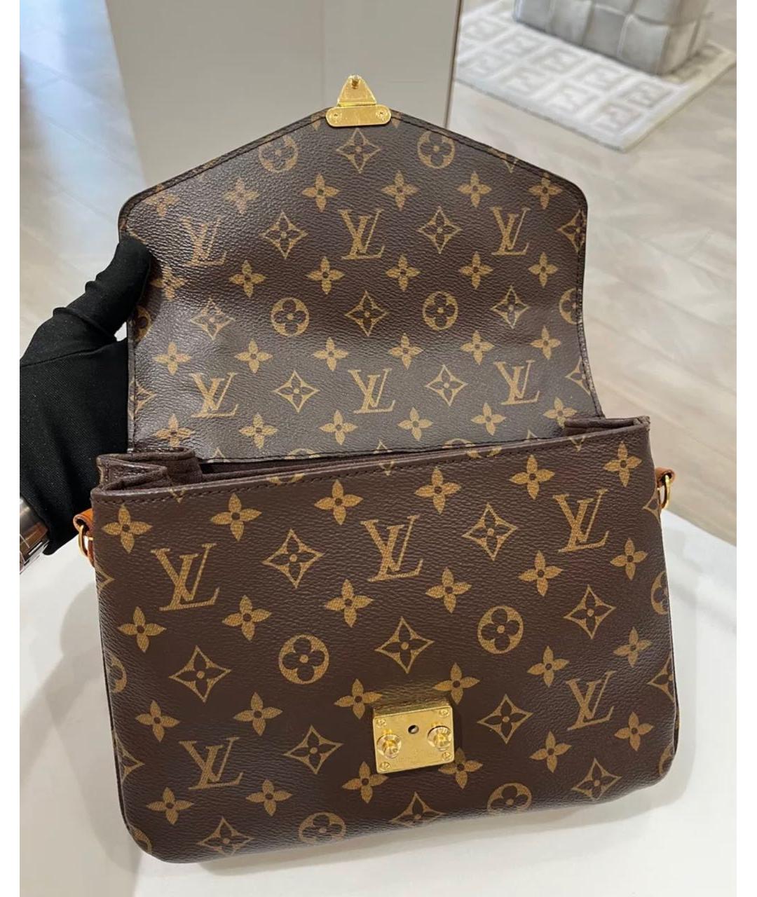 LOUIS VUITTON Коричневая сумка через плечо, фото 7