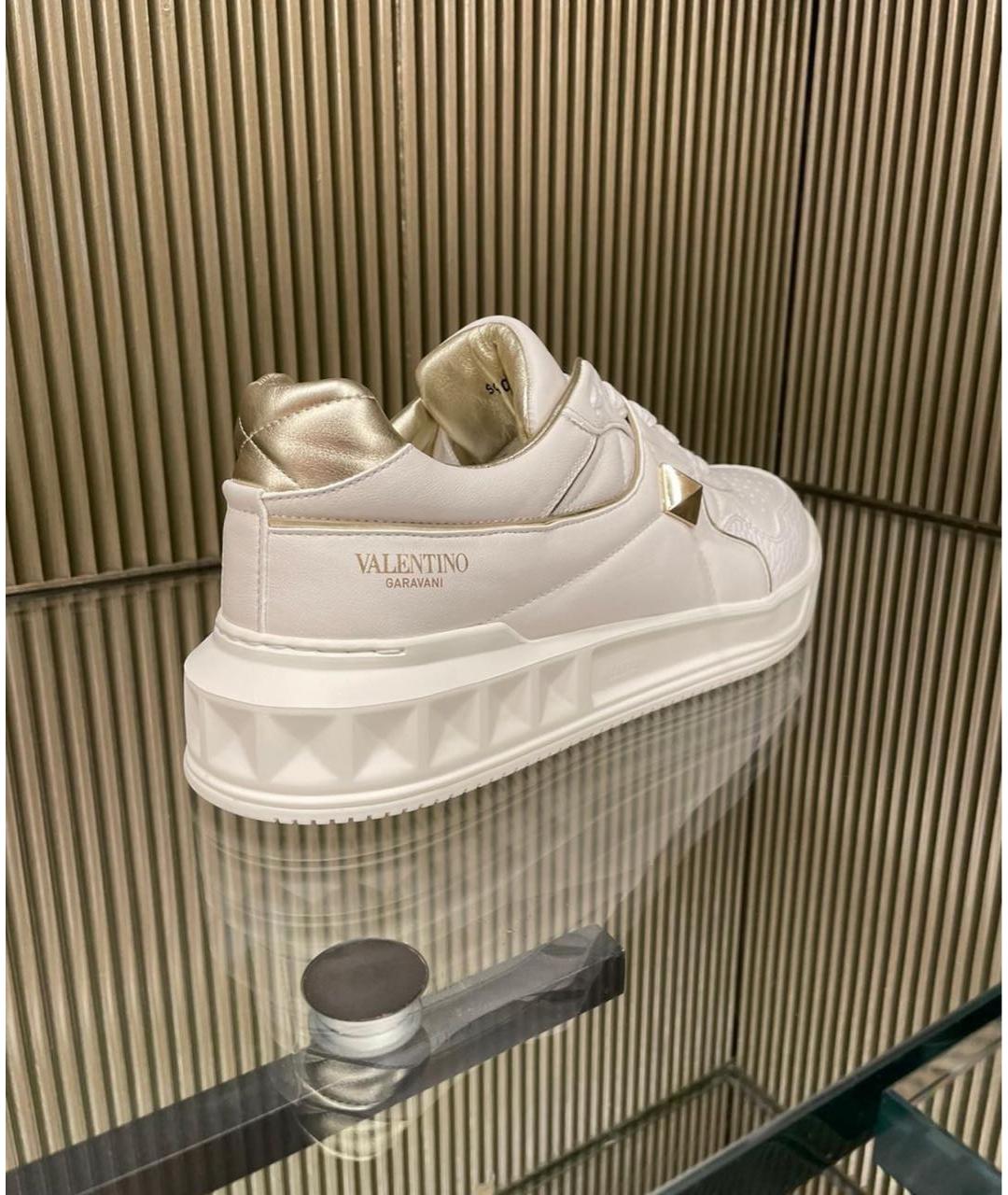 VALENTINO Белые кожаные кеды, фото 7