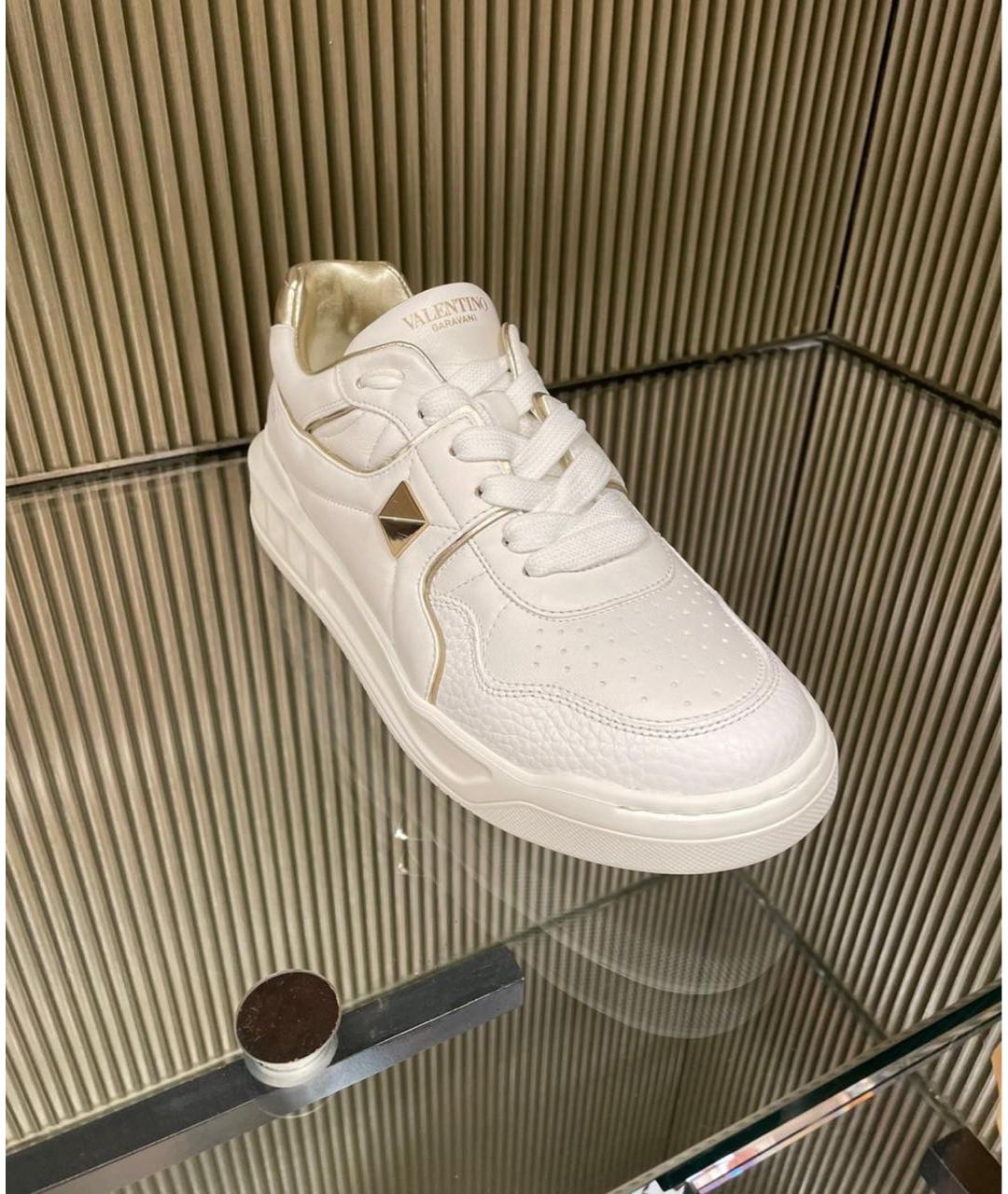 VALENTINO Белые кожаные кеды, фото 6