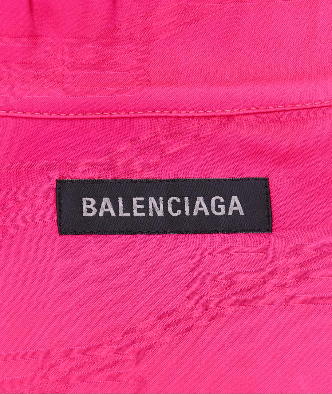 BALENCIAGA Розовый вискозный костюм с брюками, фото 7