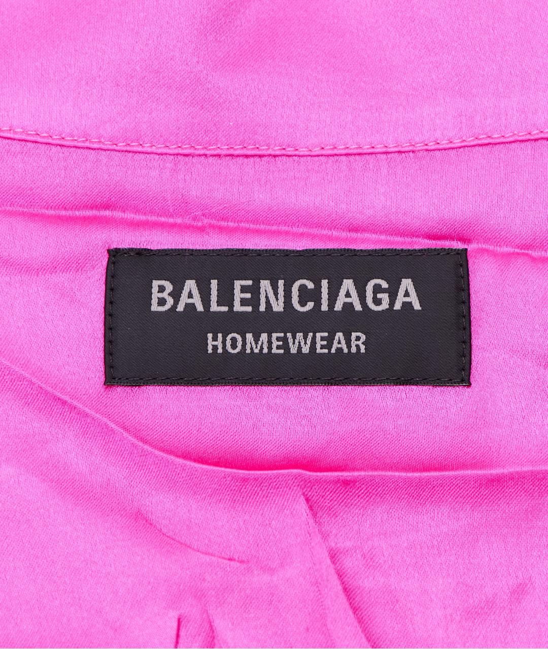 BALENCIAGA Розовый вискозный костюм с брюками, фото 8