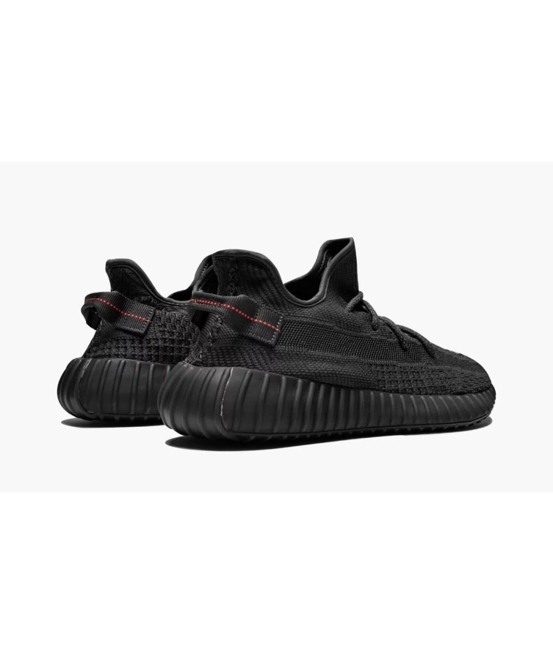 ADIDAS YEEZY Черные текстильные низкие кроссовки / кеды, фото 3
