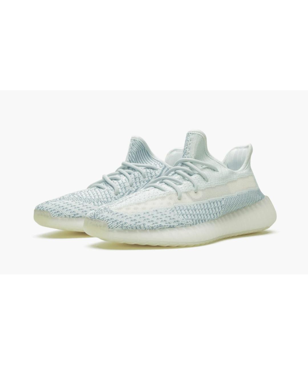 ADIDAS YEEZY Мульти текстильные низкие кроссовки / кеды, фото 2