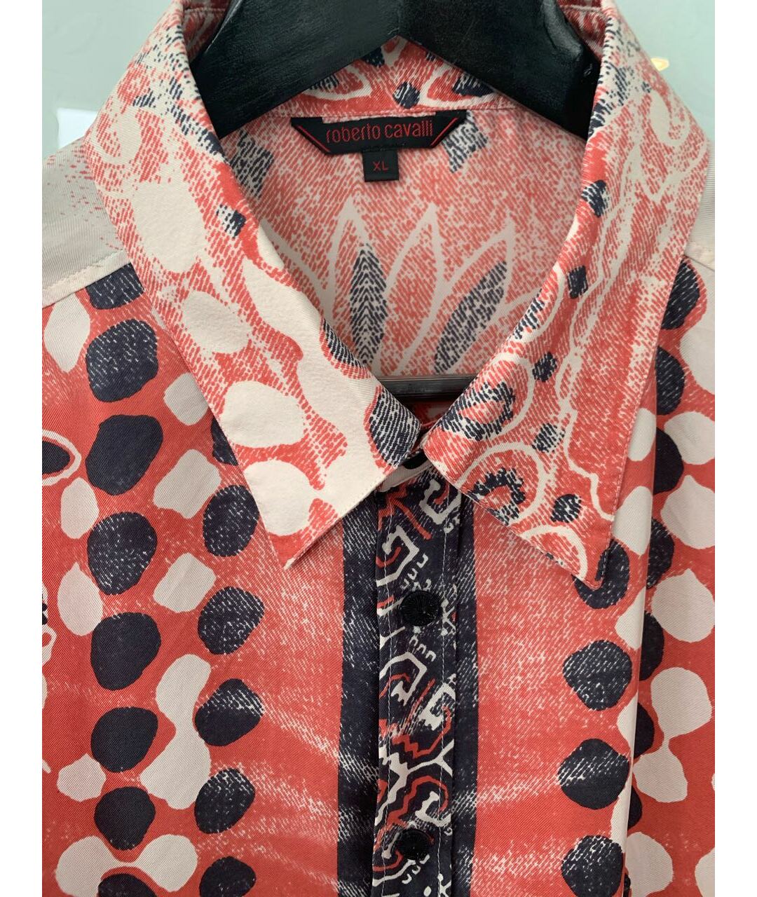 ROBERTO CAVALLI Мульти шелковая кэжуал рубашка, фото 3