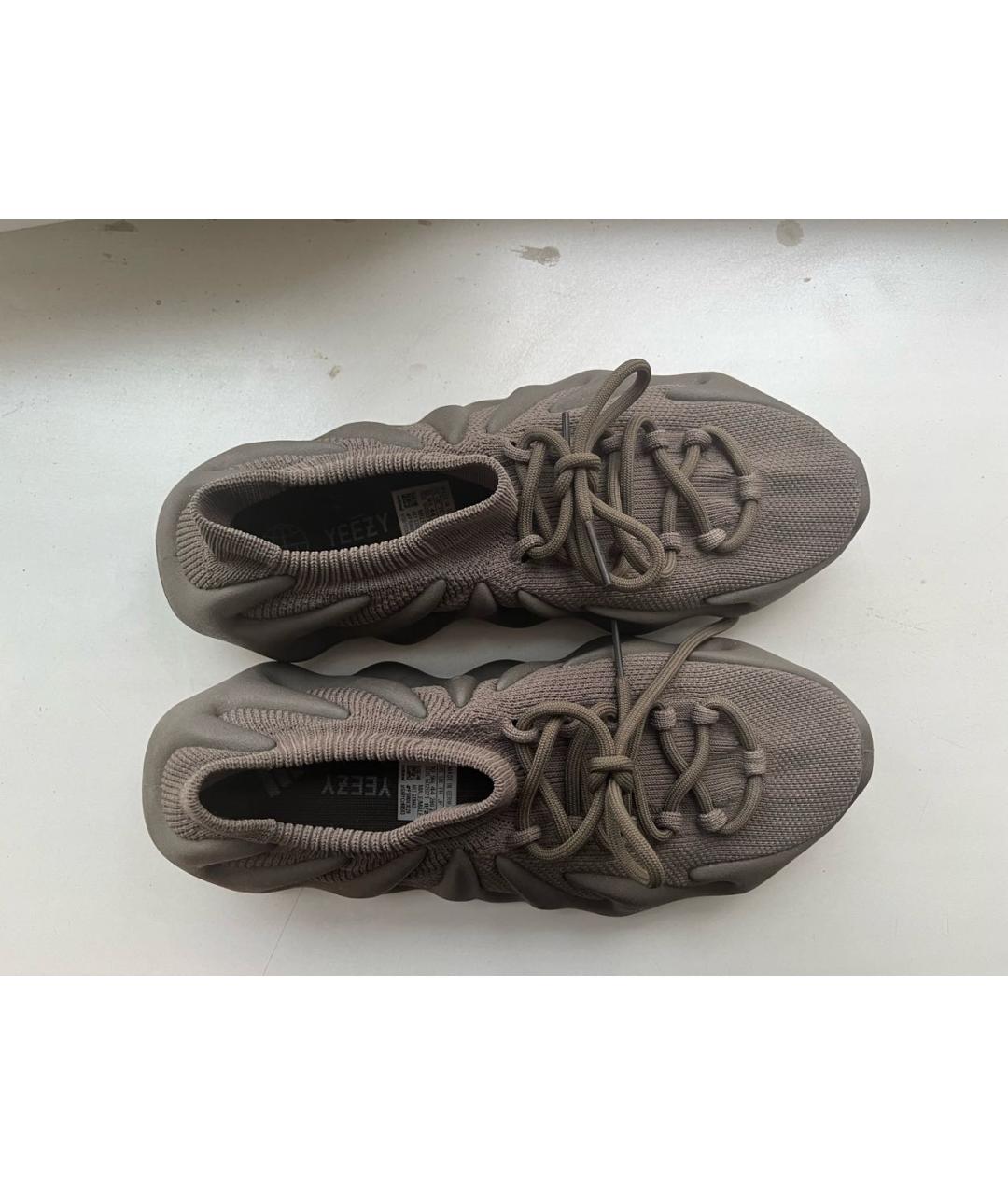 ADIDAS YEEZY Коричневые низкие кроссовки / кеды, фото 2
