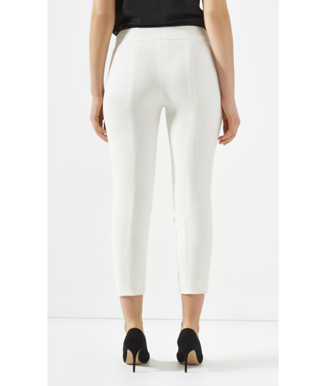 ESCADA Белые полиэстеровые прямые брюки, фото 4