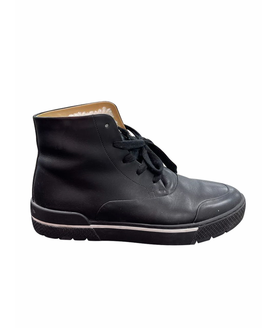 HERMES PRE-OWNED Черные кожаные высокие ботинки, фото 1