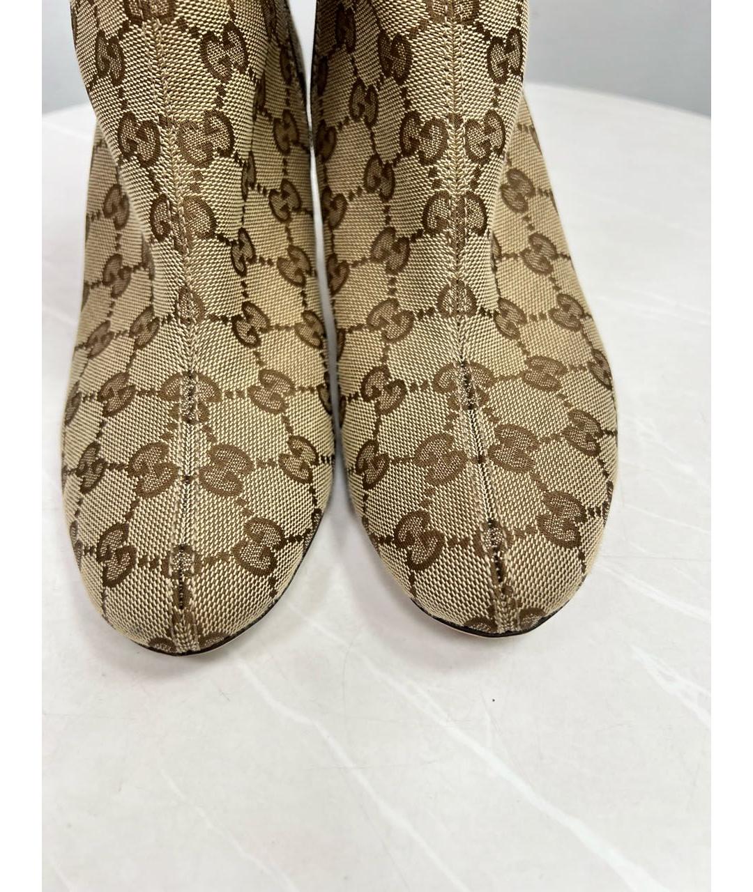 GUCCI Коричневые сапоги, фото 3