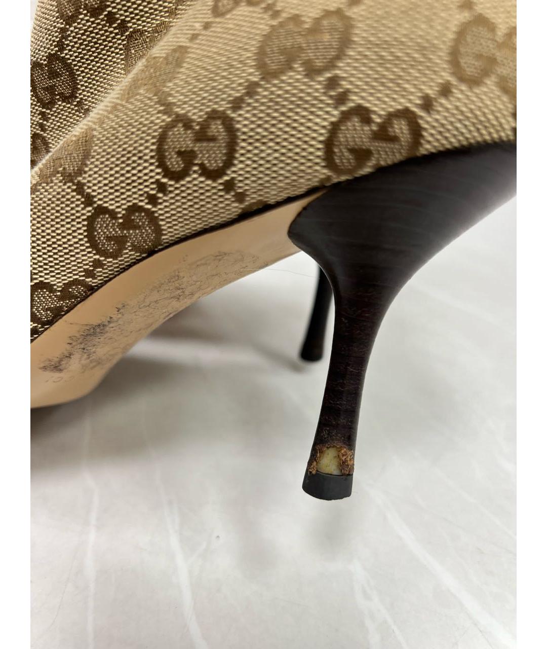 GUCCI Коричневые сапоги, фото 6