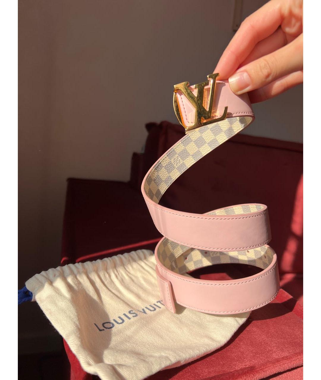 LOUIS VUITTON Розовый ремень, фото 2