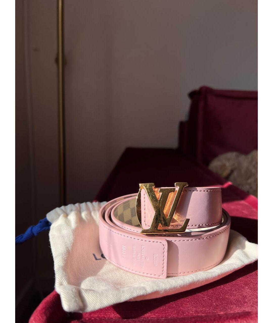 LOUIS VUITTON Розовый ремень, фото 4