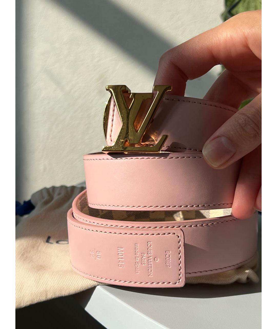 LOUIS VUITTON Розовый ремень, фото 3