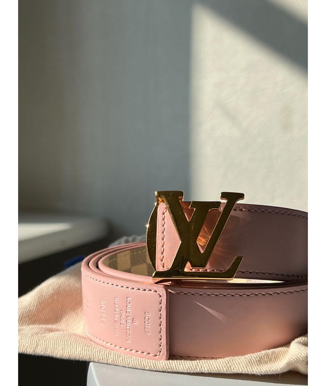 LOUIS VUITTON Розовый ремень, фото 5