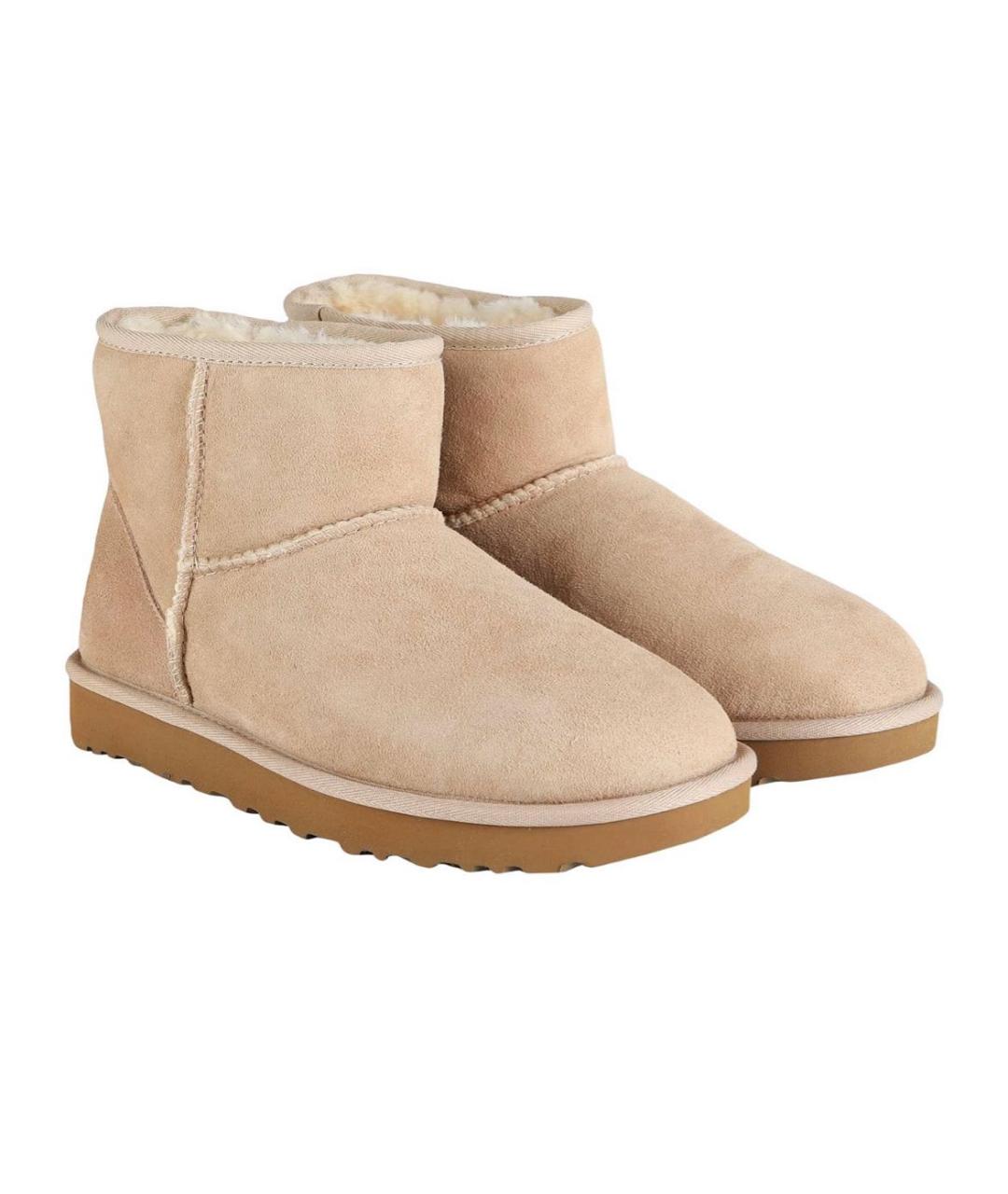 UGG AUSTRALIA Бежевые ботинки, фото 1