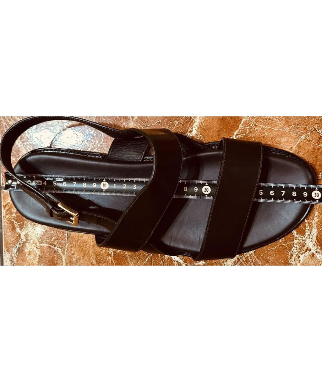 BRIONI Коричневые кожаные сандалии, фото 6