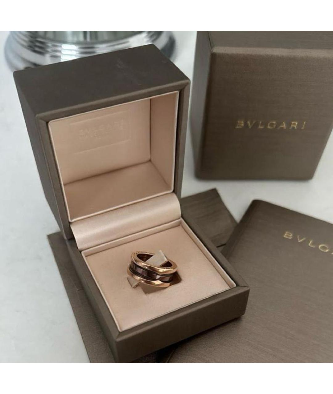 BVLGARI Золотое кольцо из розового золота, фото 5