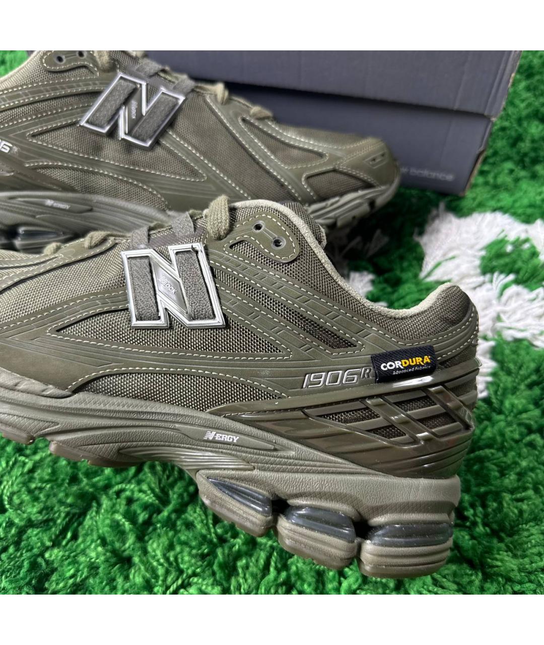 NEW BALANCE Хаки низкие кроссовки / кеды, фото 4