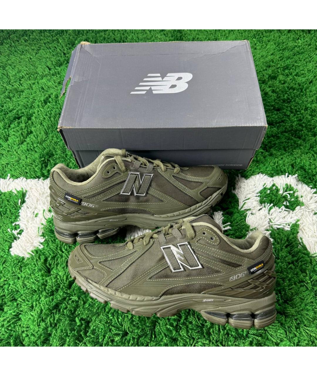 NEW BALANCE Хаки низкие кроссовки / кеды, фото 2