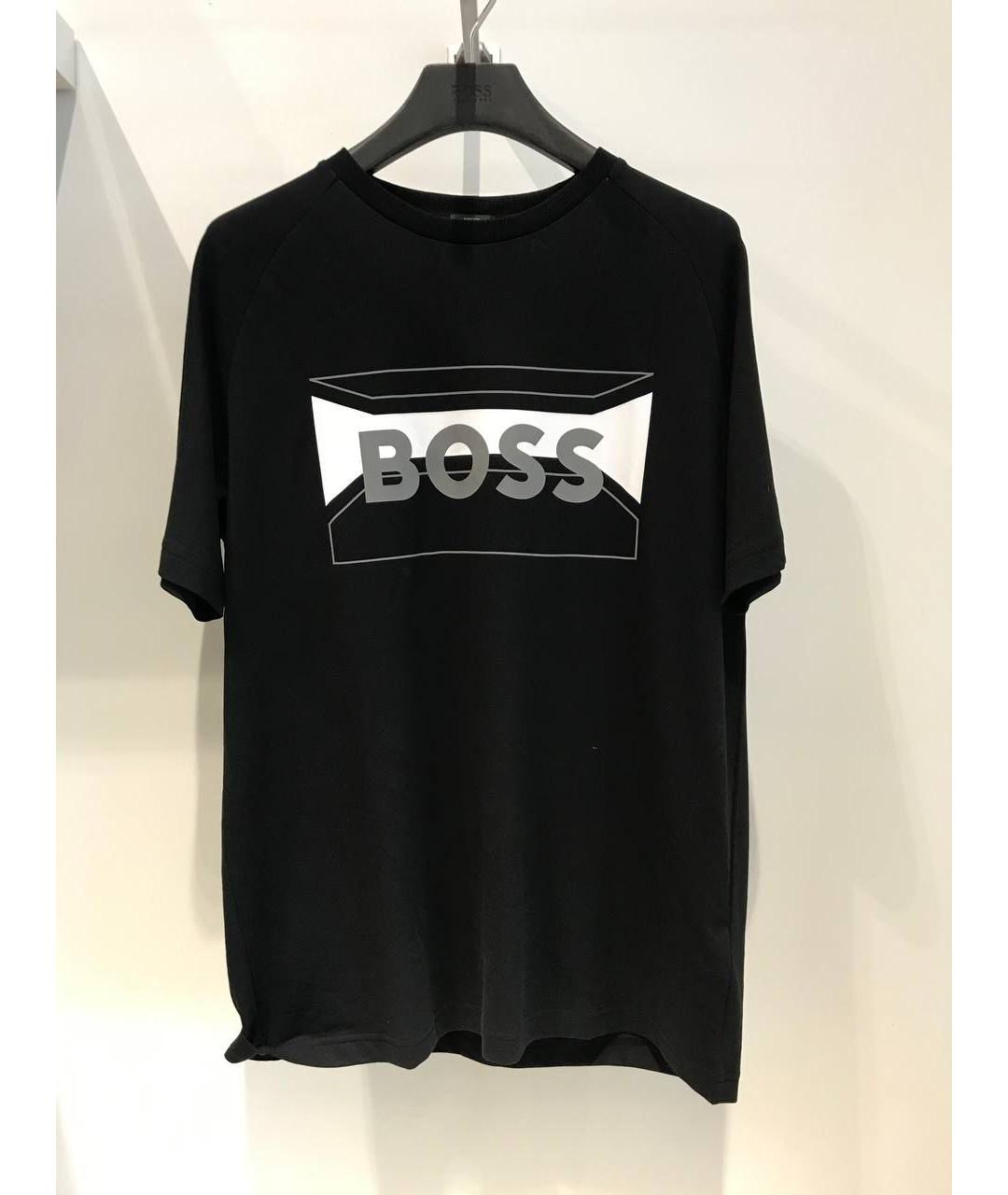 HUGO BOSS Черная футболка, фото 2