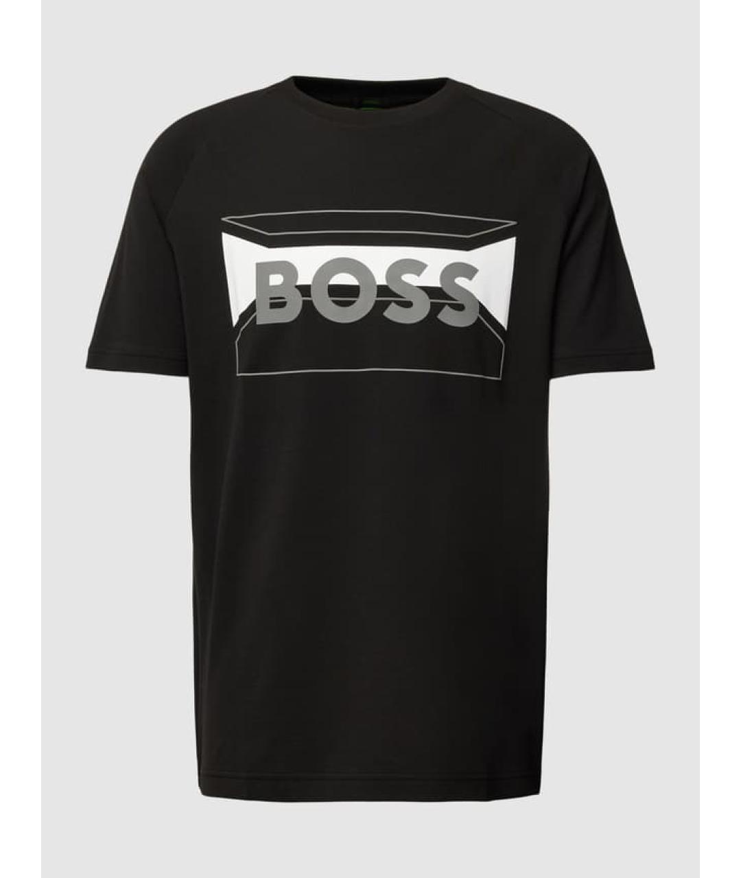 HUGO BOSS Черная футболка, фото 4