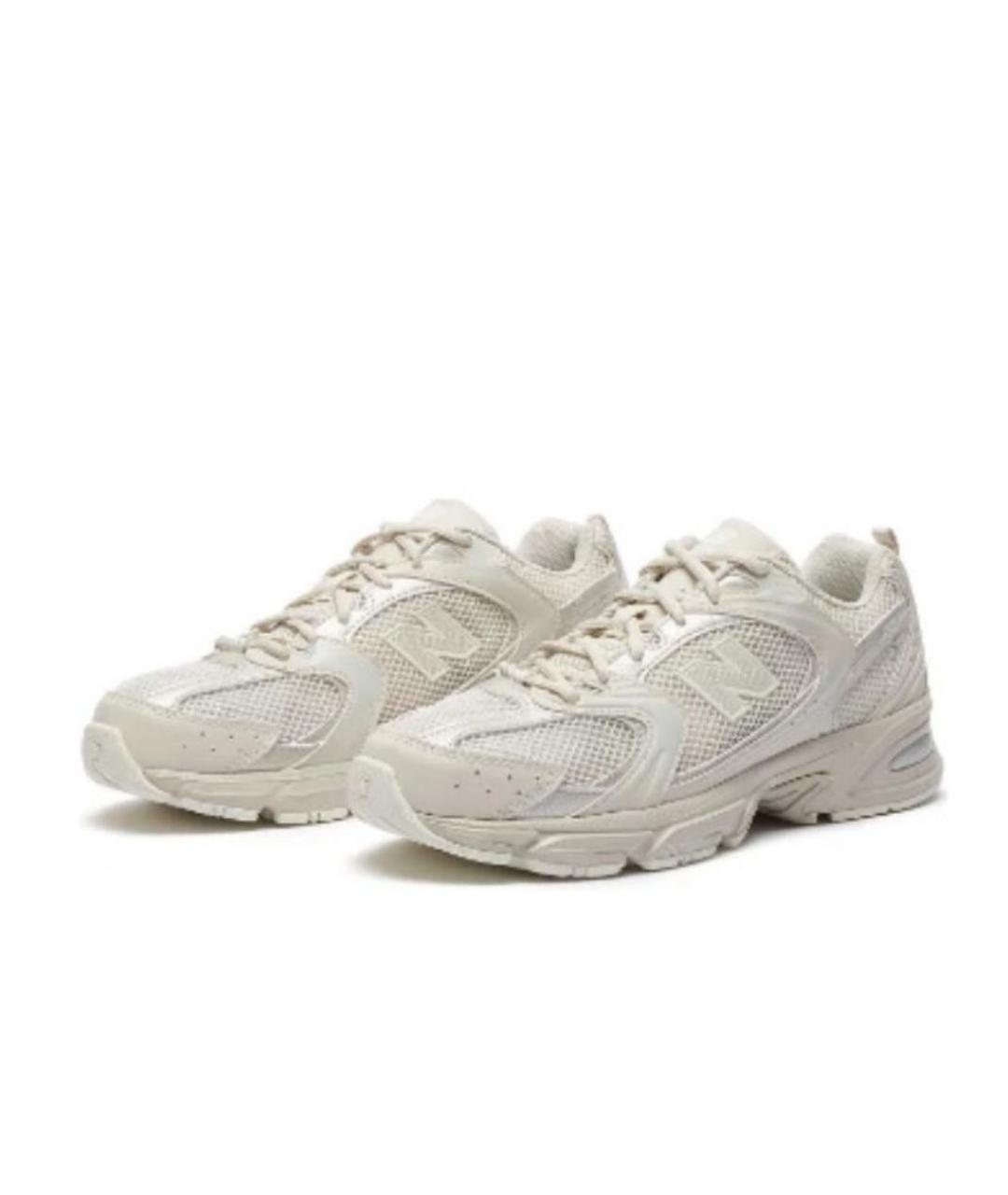 NEW BALANCE Бежевые текстильные кроссовки, фото 2