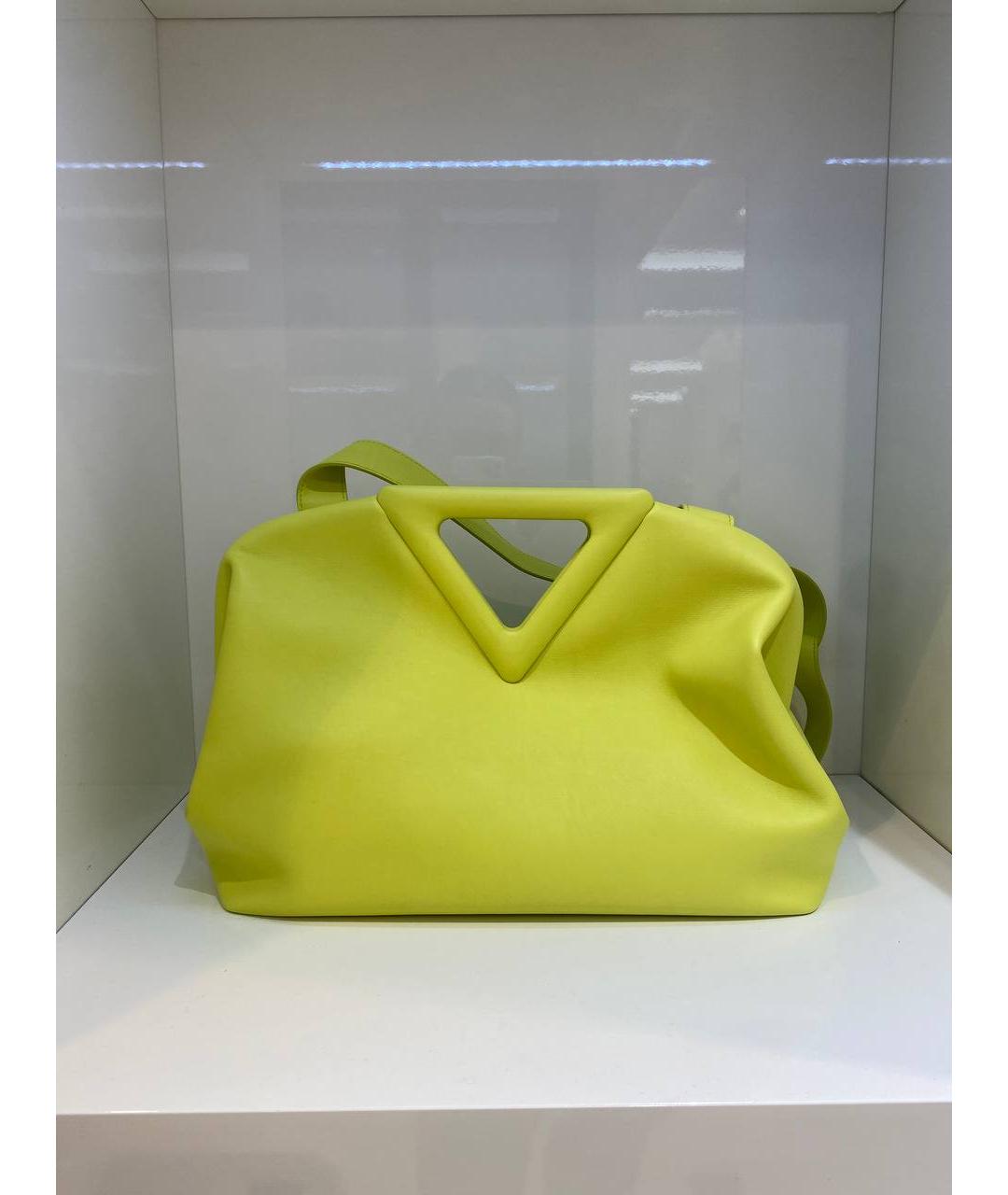 BOTTEGA VENETA Салатовая сумка через плечо, фото 4