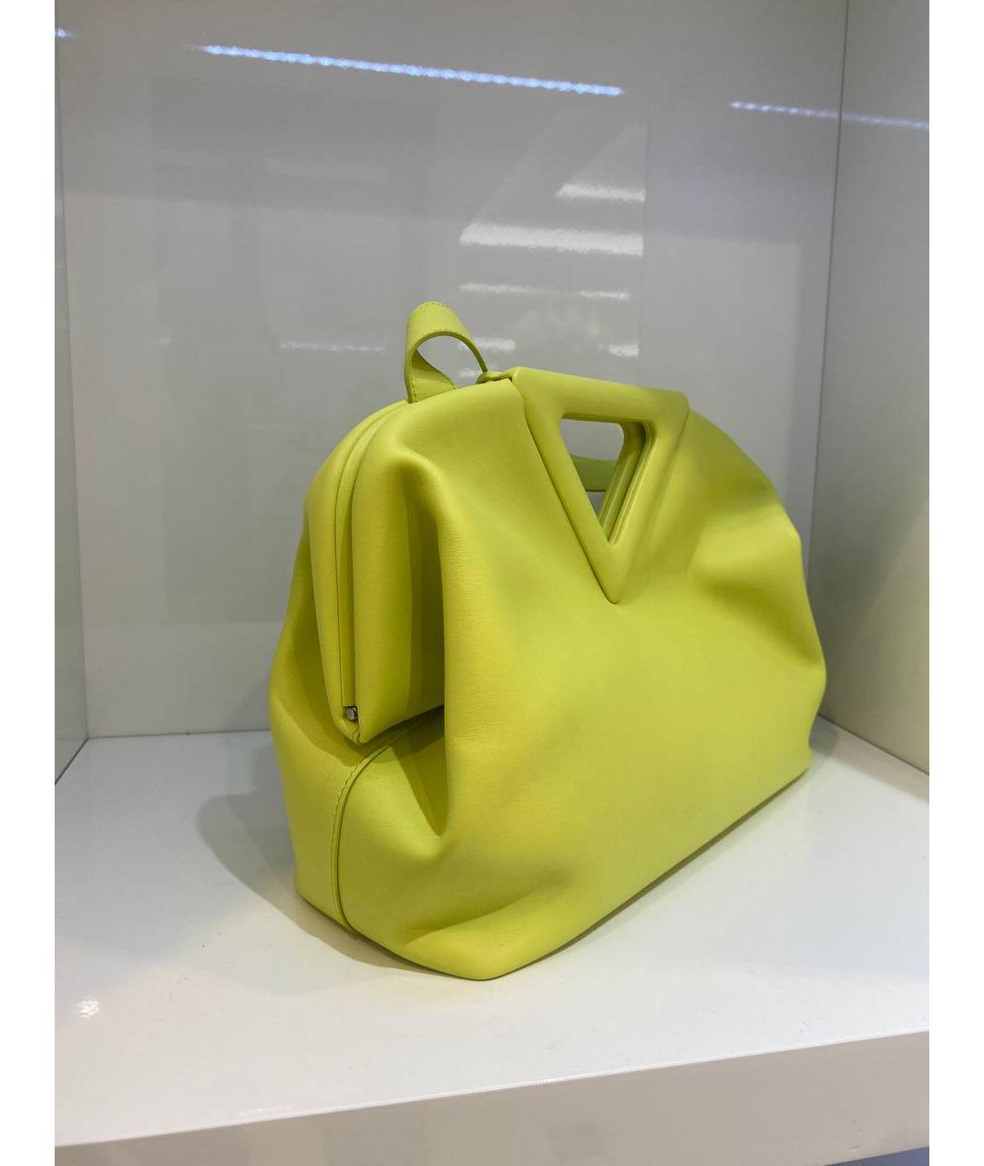 BOTTEGA VENETA Салатовая сумка через плечо, фото 3