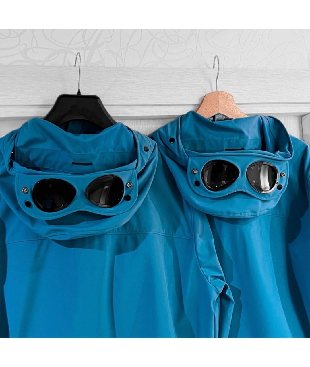 CP COMPANY Бирюзовая полиамидовая куртка, фото 4