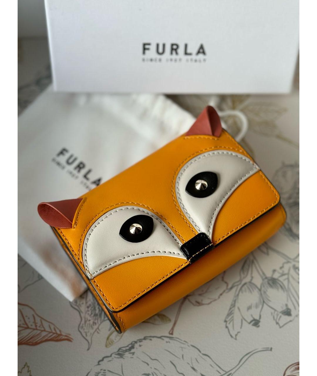 FURLA Оранжевая сумка, фото 6