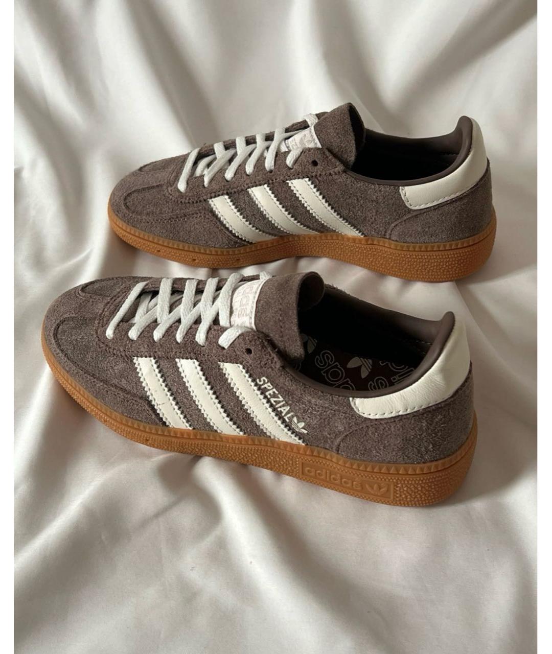 ADIDAS Коричневые замшевые кеды, фото 4