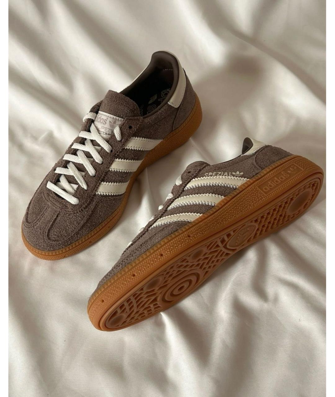 ADIDAS Коричневые замшевые кеды, фото 5